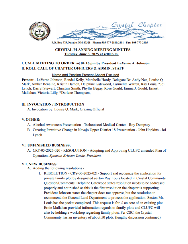06032025 Planning Mtng Mintues pg1